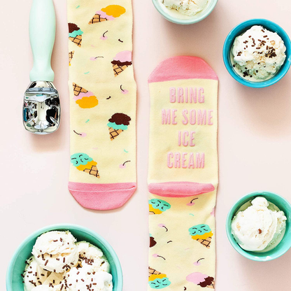 If You Can Read This, Bring Me Some - Funny Food Socks Novelty Christmas Gift & Secret Santa Idea For Men and Women