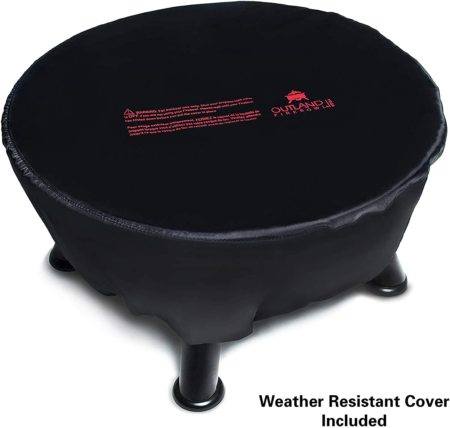 Outland Living Firebowl 883 Mega Outdoor Propane Gas Fire Pit with UV and Weather Resistant Durable Cover, 24-Inch Diameter 58,000 BTU