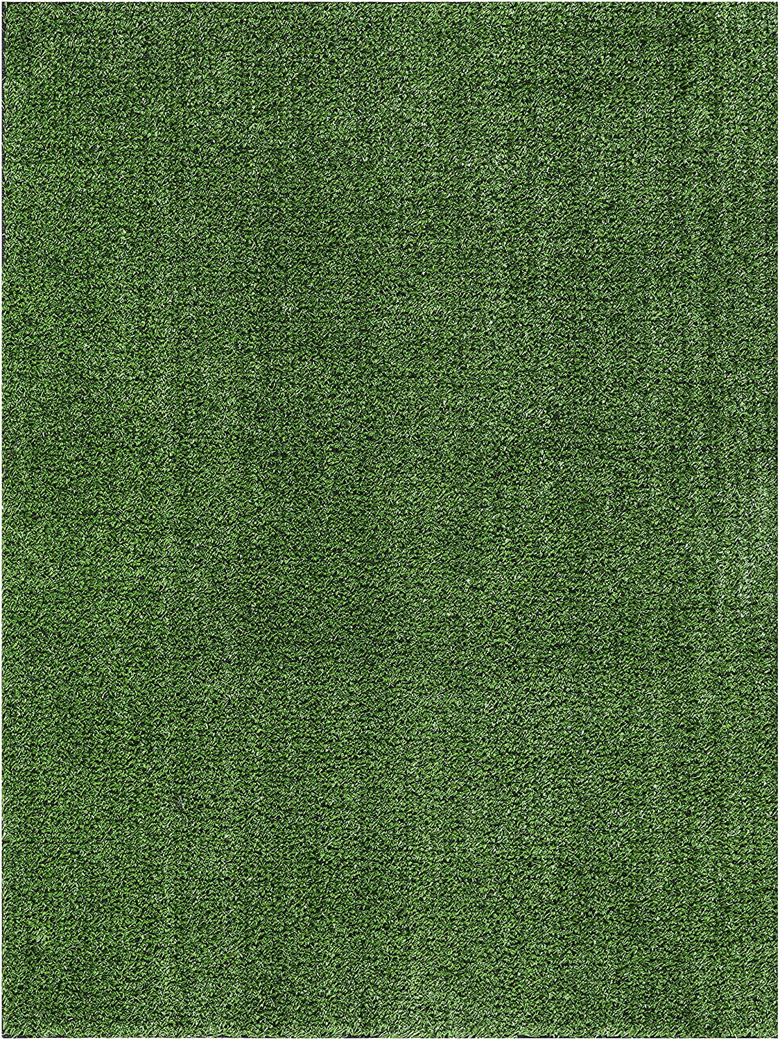 Ottomanson Evergreen Artificial Turf Area Rug, 16" X 43", Green