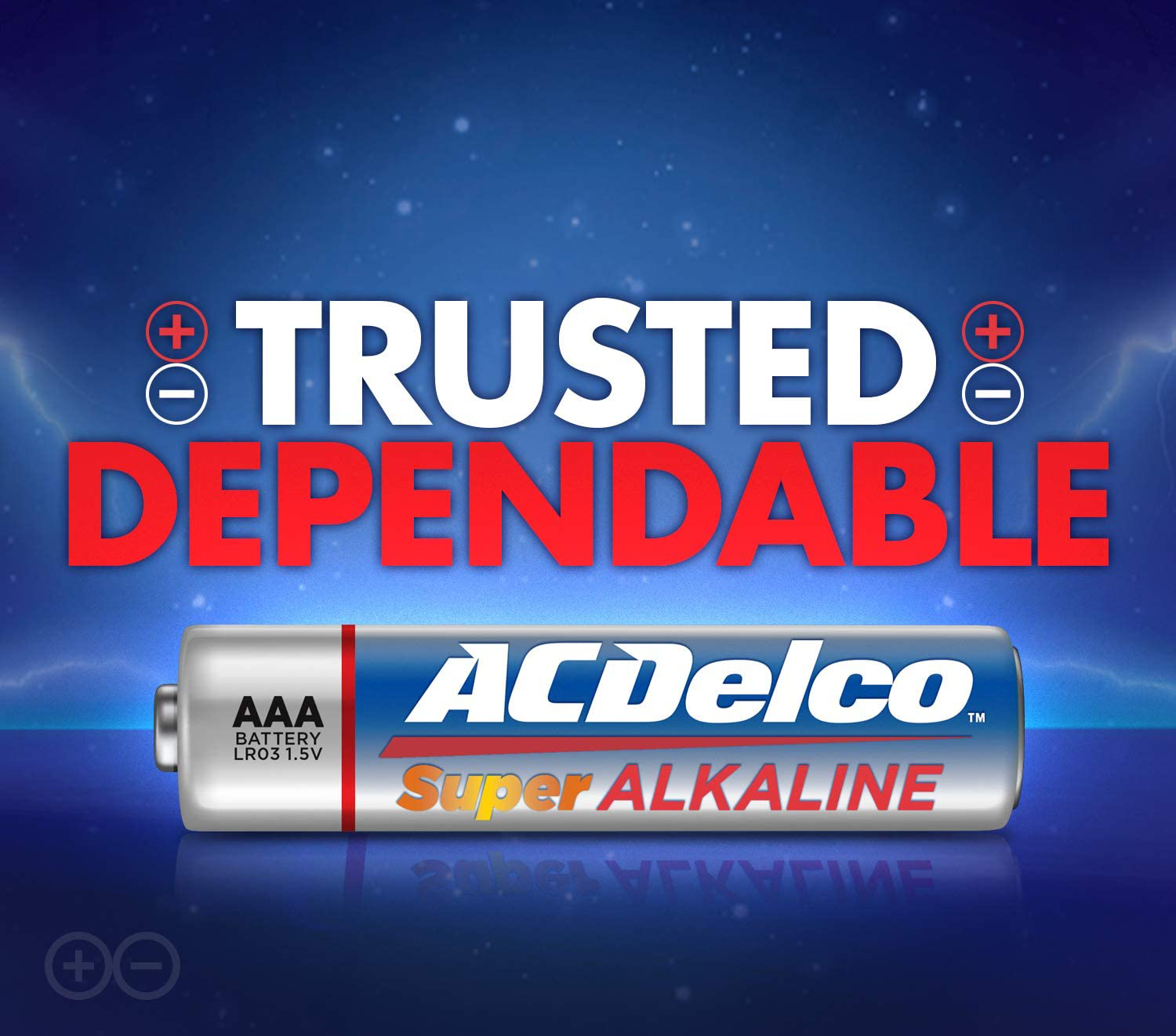 ACDelco 48-Count AAA Batteries, Maximum Power Super Alkaline Battery, 10-Year Shelf Life