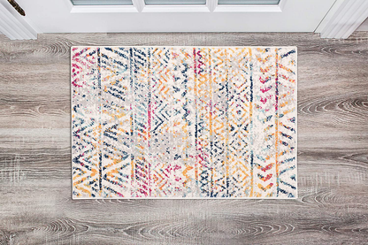 Rugshop Geometric Bohemian Design Area Rug 2' x 3' Multi