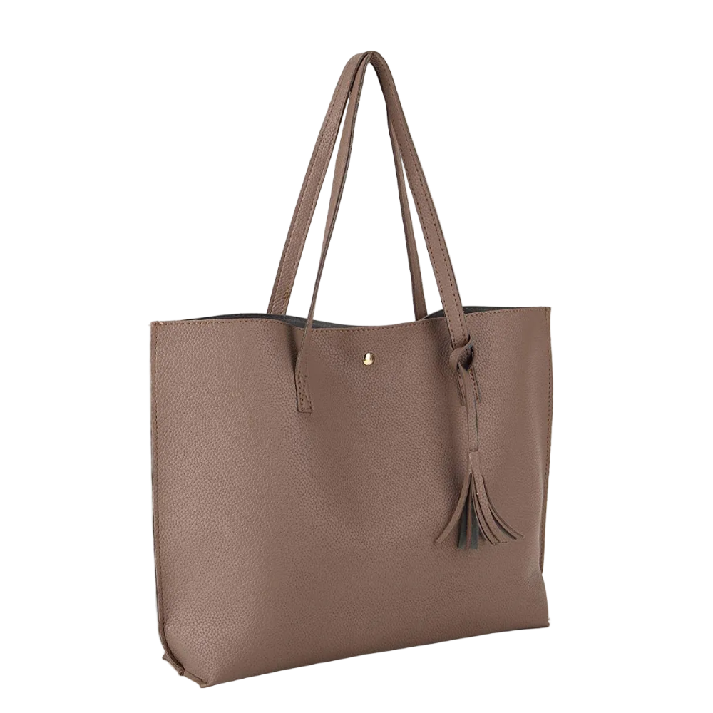 Women's Tote Bags Top Handle Satchel Handbags Faux Leather Tassel Shoulder Purse
