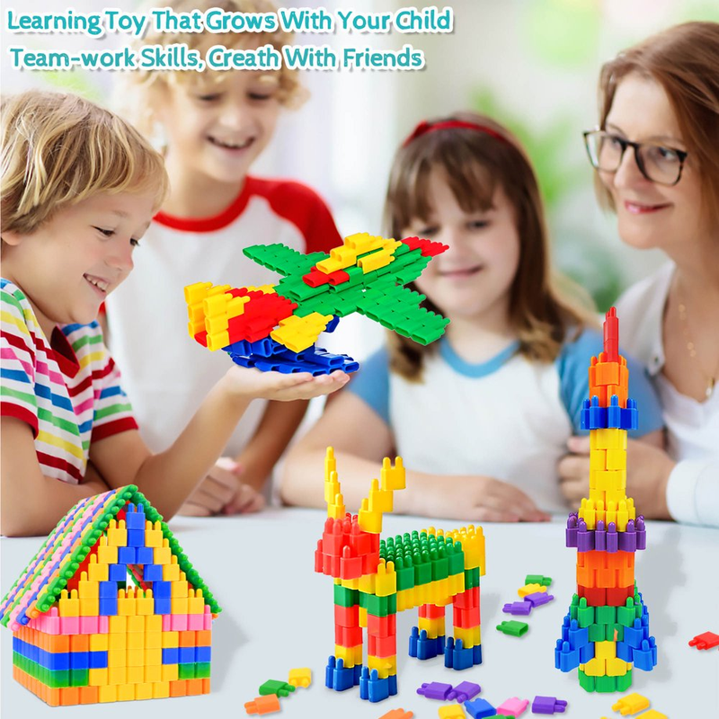 600 Piece Set - Building Blocks Construction STEM Toy