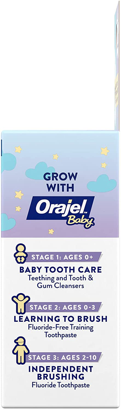 Orajel Baby Daytime and Nighttime Non-Medicated Cooling Gels for Teething, 2 tubes, 0.18 oz each