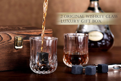 Birthday Gifts for Men Women, Whiskey Stones Set, Unique Anniversary Wedding Retirement Gift Ideas for Couple Dad Husband Boyfriend Him Grandpa, Man Cave Gifts Cool Gadgets for Alcohol Scotch Bourbon