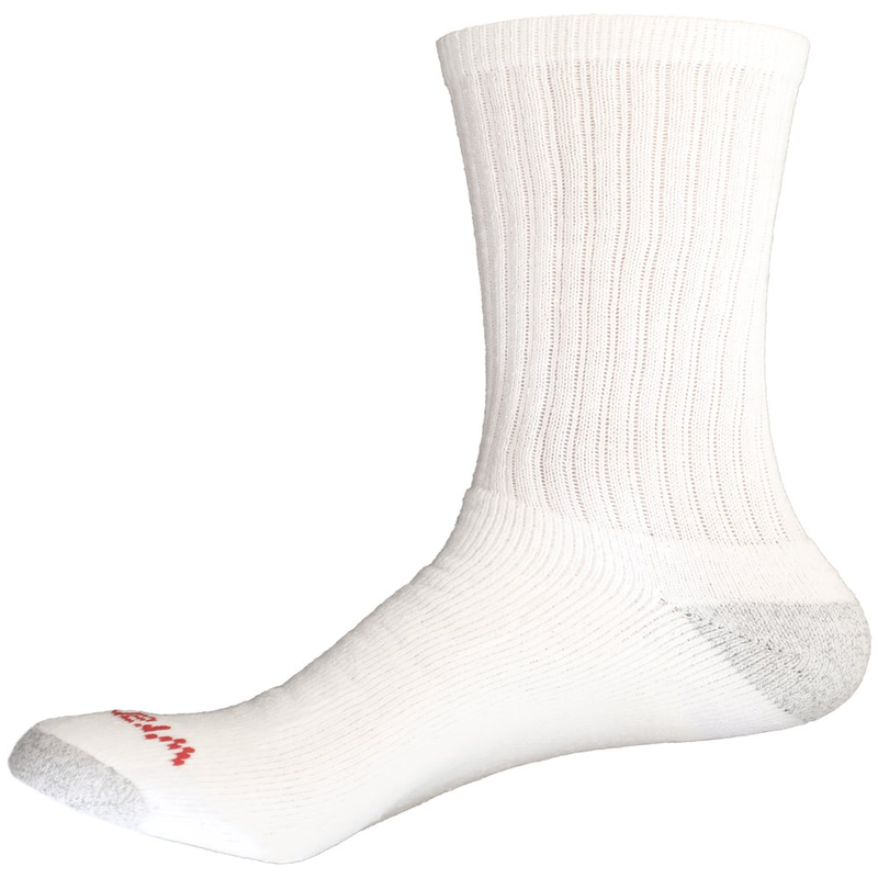 12 Pair Pack Men's Cushion Crew Works Socks