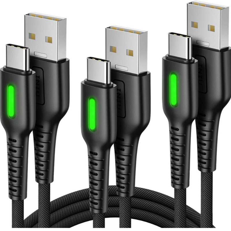 3 Pack Nylon Braided Quick Charging Cables Compatible With Huawei P30