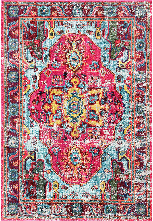 nuLOOM Corbett Vintage Boho Area Rug, 4' x 6', Multi