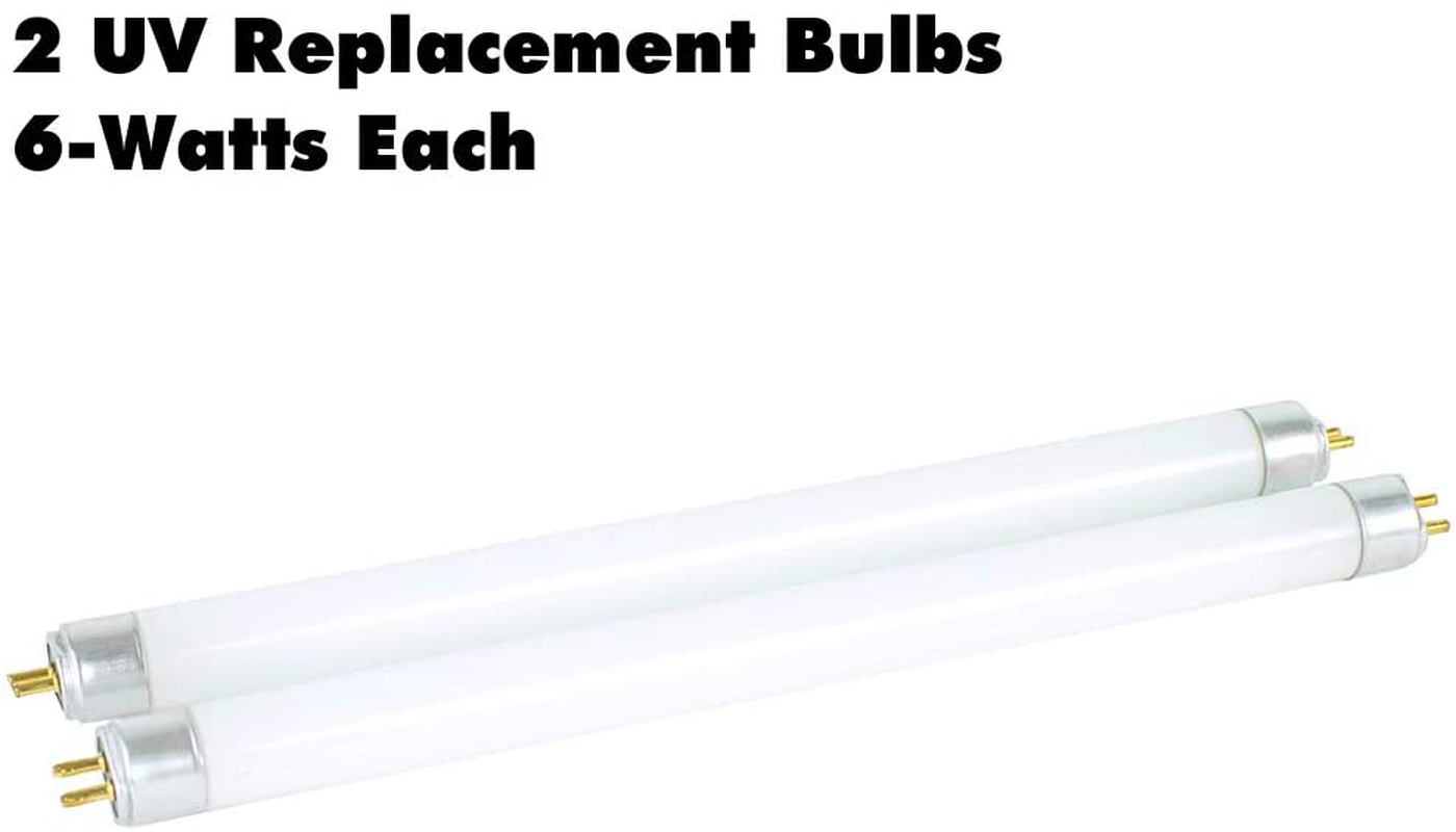 DynaTrap 32050 6-Watt UV Outdoor Insect Trap Models DT2000XL and DT2000XLP Rep Bulb One-Acre, 2 Count, White