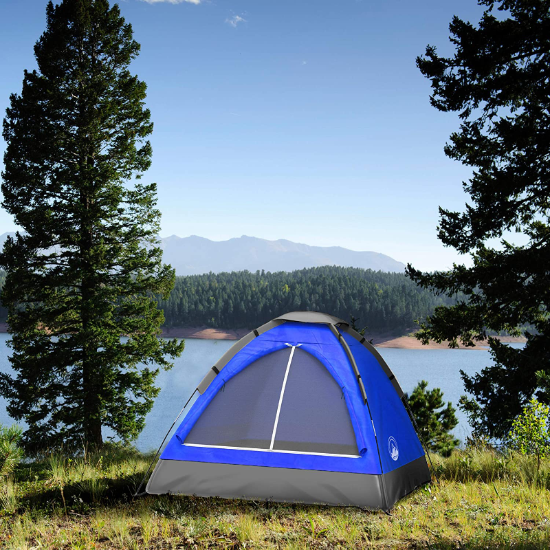 2 Person Lightweight Dome Tent With Rain Fly & Carrying Bag