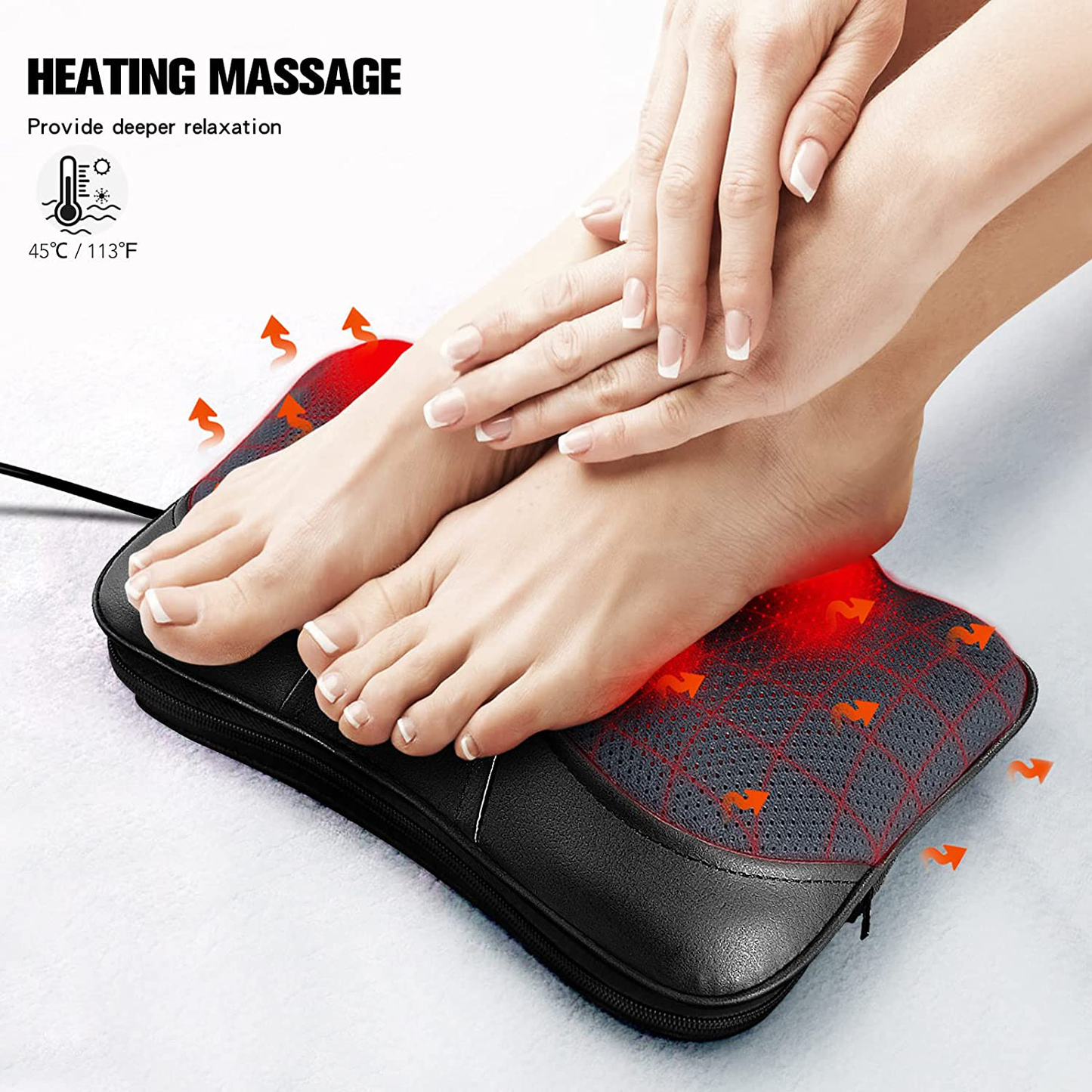 Neck and Back Massager Pillow, Shiatsu Kneading Massage with Heat for Shoulders, Lower Back, Waist, Legs, Foot and Full Body Muscle Pain Relief, VIKTOR JURGEN Unique Gifts for Men, Women