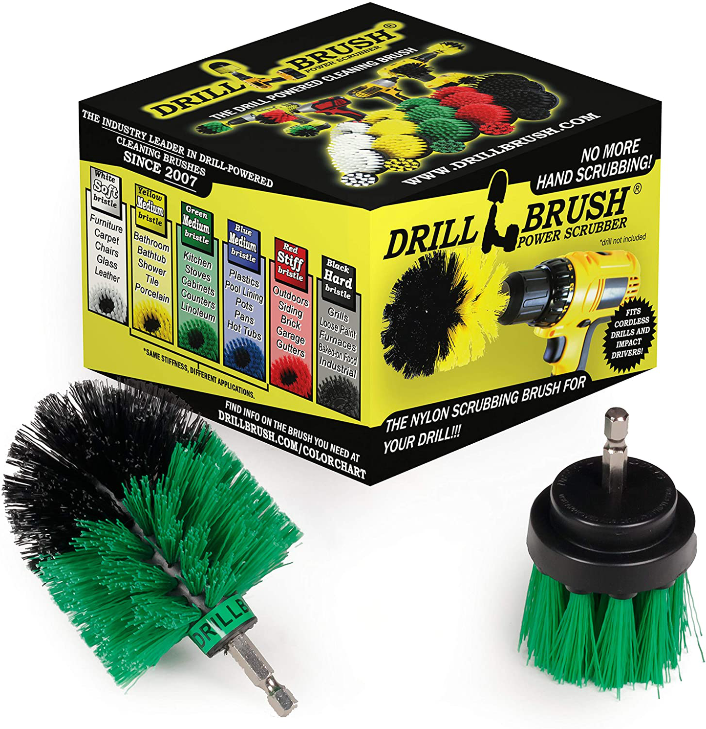 Cleaning Supplies - Pool Accessories - Drill Brush - Small Spin Brush Pool Maintenance Set - Slide - Deck Brush - Pond Liner - Hot Tub - Spa - Pool Brush - Diving Board - Carpet Cleaner