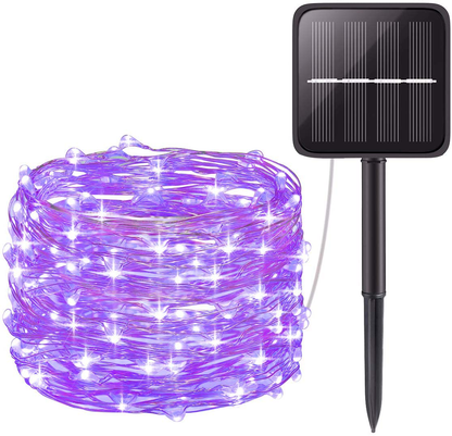 AMIR Upgraded Solar Powered String Lights, Mini 100 LED Copper Wire Lights, Fairy Lights, Indoor Outdoor Waterproof Solar Decoration Lights for Gardens, Home, Party, Halloween, Christmas (Warm White)