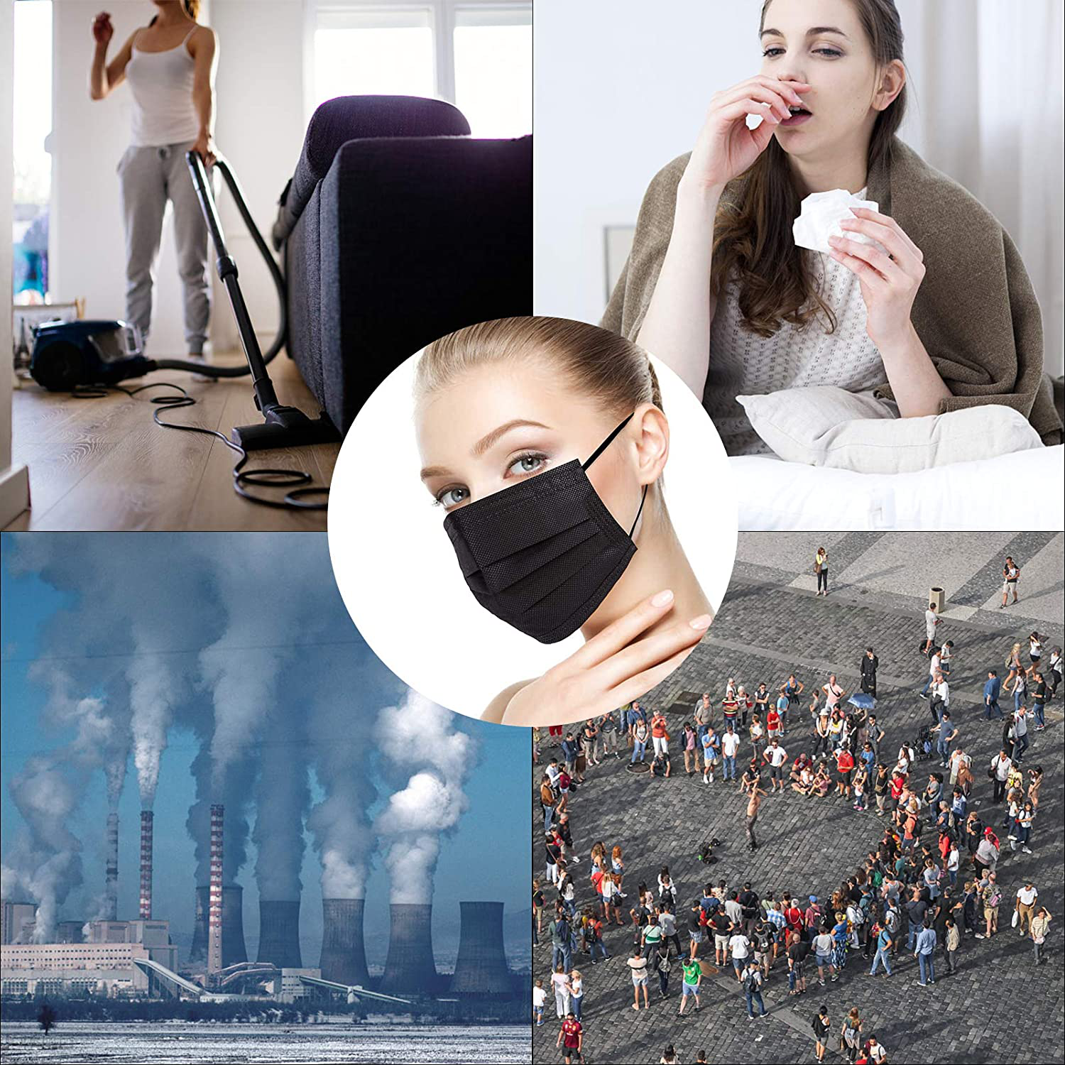 Disposable Face Mask, 3 Ply Protection Face Masks - Multiple Designs available