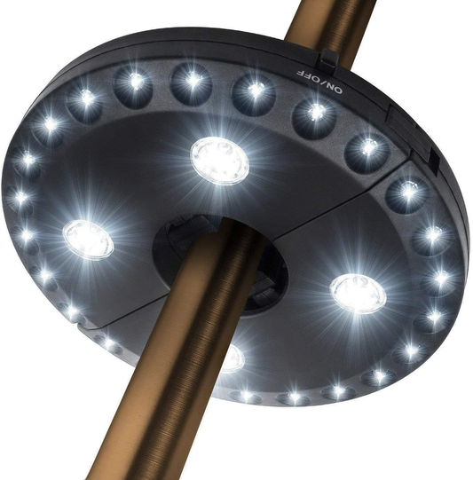  Patio Umbrella Light 3 Brightness Modes Cordless 28 LED Lights at 200 lumens