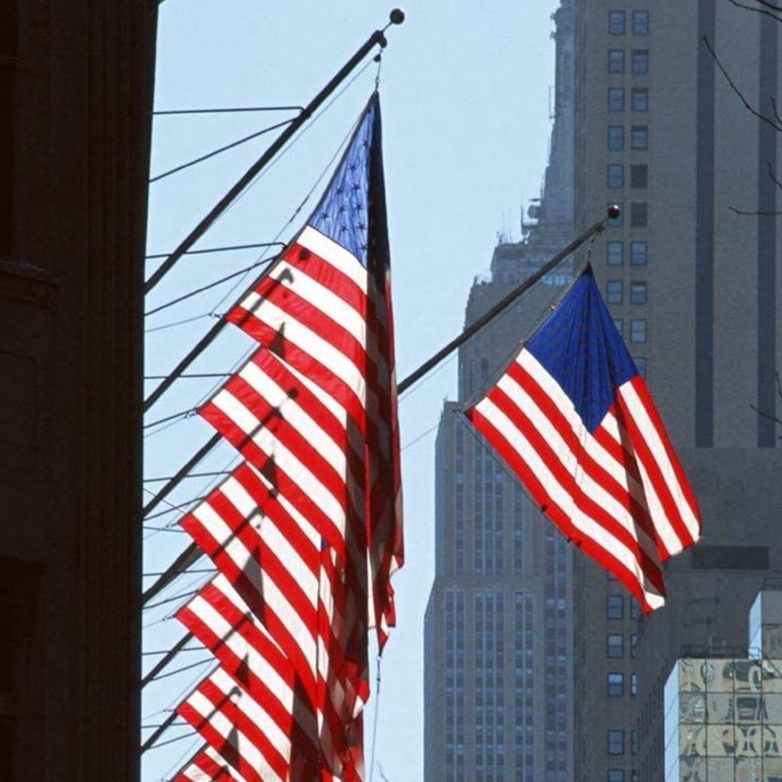 USA Polyester Flag with Brass Grommets 3x5 Ft Vivid Color and UV Fade Resistant