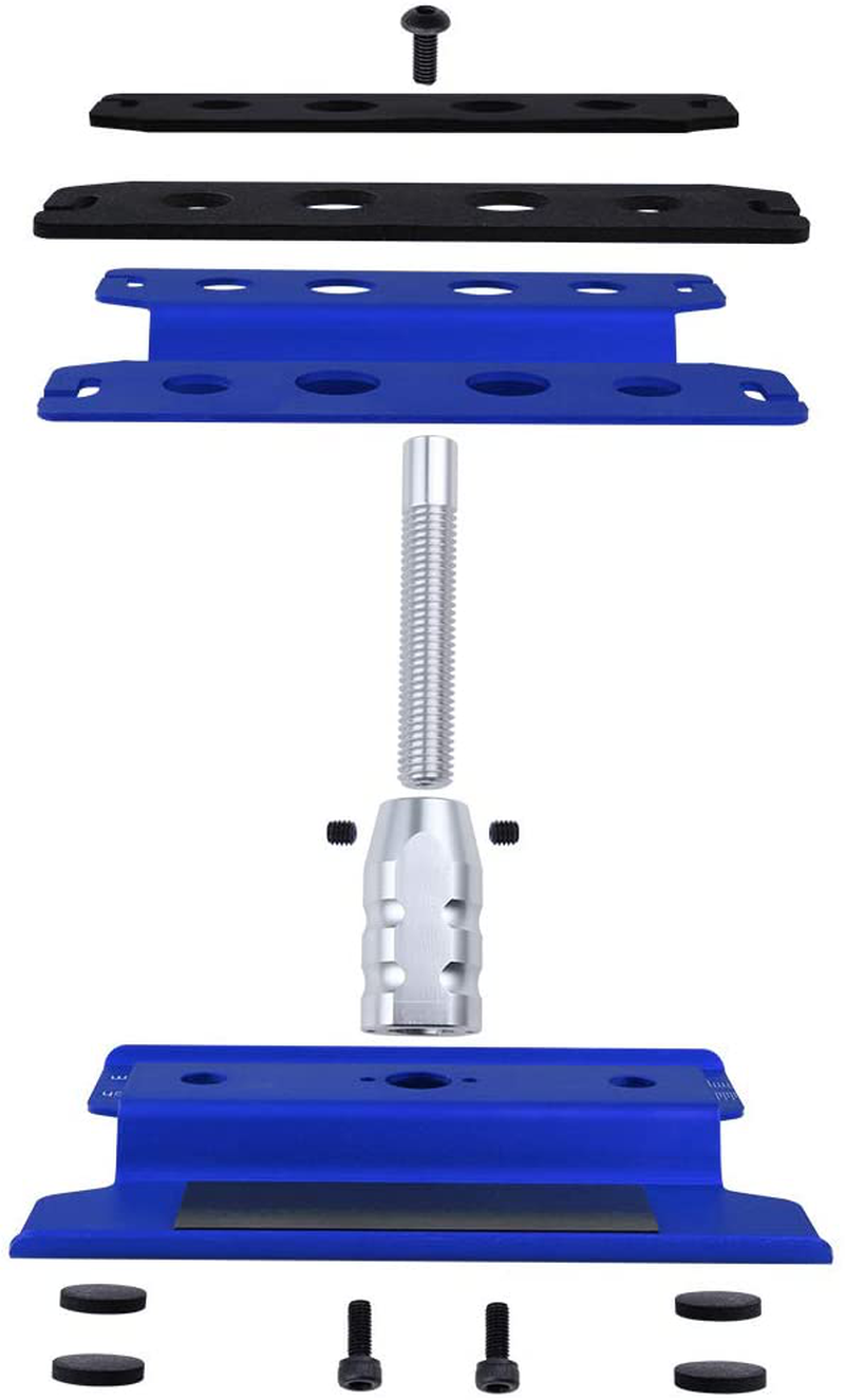 Hobbypark Aluminum Alloy RC Car Work Stand Repair Workstation 360 Degree Rotation Lift Or Lower for 1/8 1/10 1/12 Scale Cars Trucks Buggies