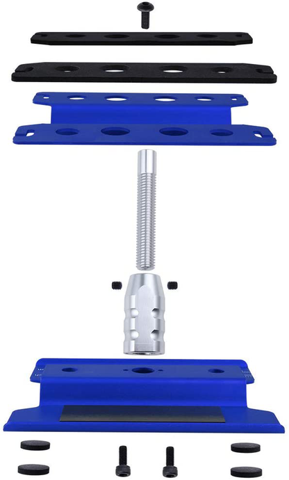 Hobbypark Aluminum Alloy RC Car Work Stand Repair Workstation 360 Degree Rotation Lift Or Lower for 1/8 1/10 1/12 Scale Cars Trucks Buggies