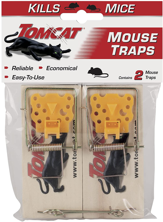 Tomcat Wooden Mouse Traps