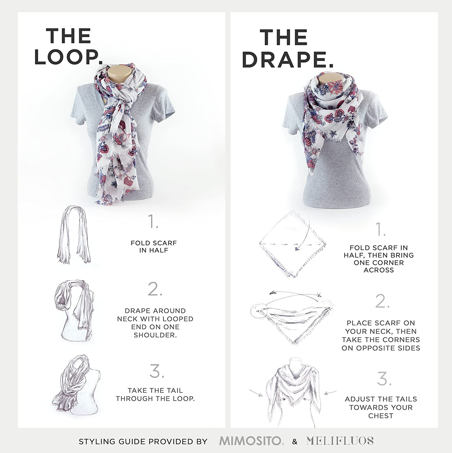 Scarf for Women Lightweight Floral Flower Scarves for Fall Winter Shawl Wrap