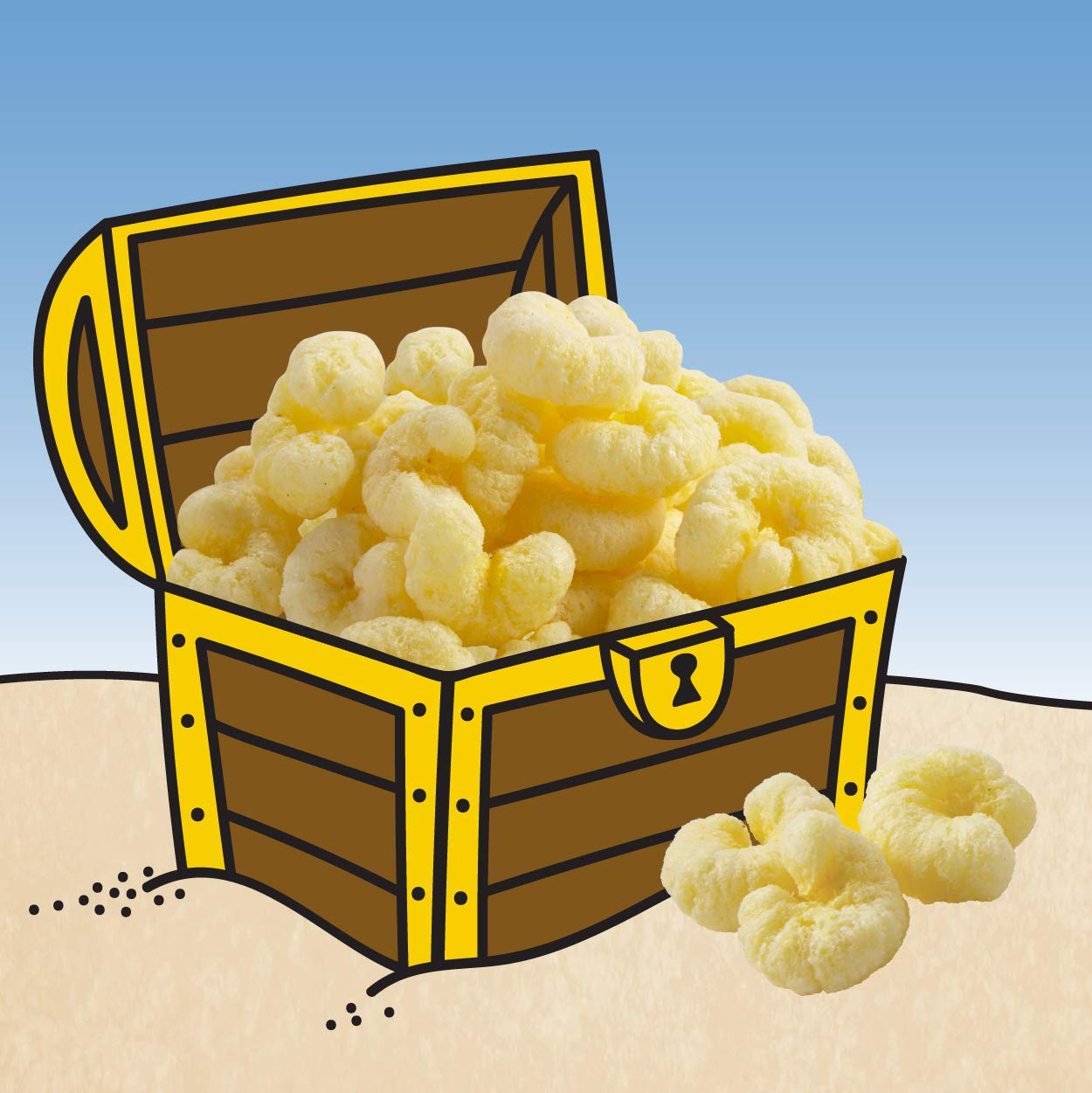 Pirate's Booty Aged White Cheddar Cheese Puffs, 24ct, 0.5oz Snack Size Bags, Gluten Free, Healthy Kids Snacks, 100 Calorie Snack Packs