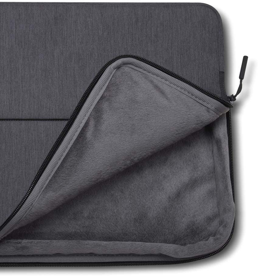 Lenovo Urban Laptop Sleeve for 15.6" Notebook, Water Resistant, Soft Padded Compartments, Accessory Storage, Reinforced Rubber Corners, Extendable Handle, GX40Z50942, Charcoal Grey