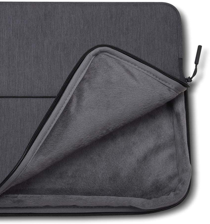 Lenovo Urban Laptop Sleeve for 15.6" Notebook, Water Resistant, Soft Padded Compartments, Accessory Storage, Reinforced Rubber Corners, Extendable Handle, GX40Z50942, Charcoal Grey