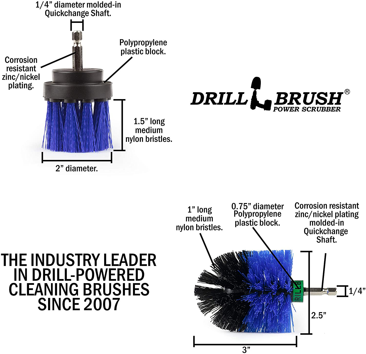 Cleaning Supplies - Pool Accessories - Drill Brush - Small Spin Brush Pool Maintenance Set - Slide - Deck Brush - Pond Liner - Hot Tub - Spa - Pool Brush - Diving Board - Carpet Cleaner