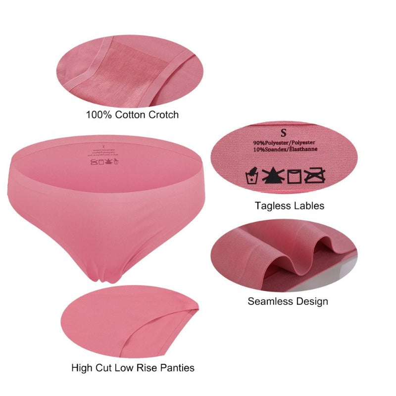 10 Pack Seamless No Show Underwear for Women