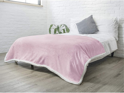 Twin Plush Sherpa Blanket