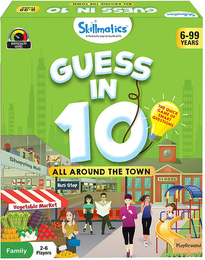 Skillmatics Educational Game : Animal Planet - Guess in 10 (Ages 6-99) | Card Game of Smart Questions | General Knowledge for Kids, Adults and Families | Gifts for Boys and Girls