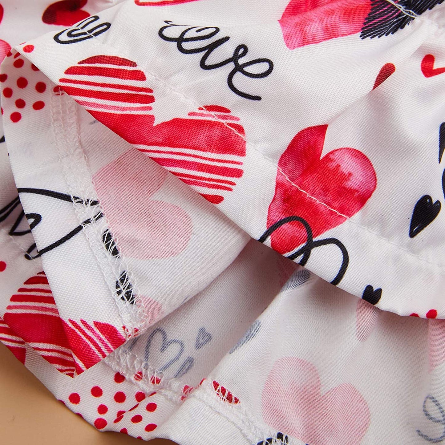 Toddler 3 Piece Valentines Day Outfit Set