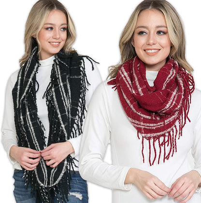 Basico Scarfs For Women Fashion, Soft Winter Scarf Masks, Infinity Scarves Neck Warmer