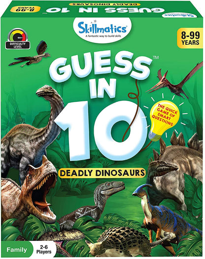 Skillmatics Educational Game : Animal Planet - Guess in 10 (Ages 6-99) | Card Game of Smart Questions | General Knowledge for Kids, Adults and Families | Gifts for Boys and Girls