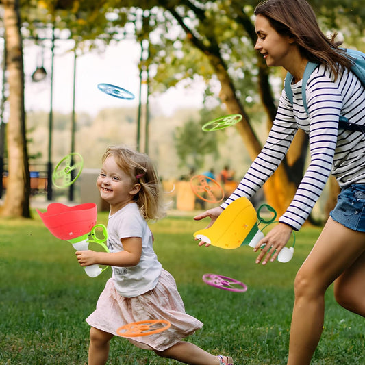 24-Pack Flying Discs Set – Outdoor Kids Toy Refills for Handheld & Foot Powered Launchers
