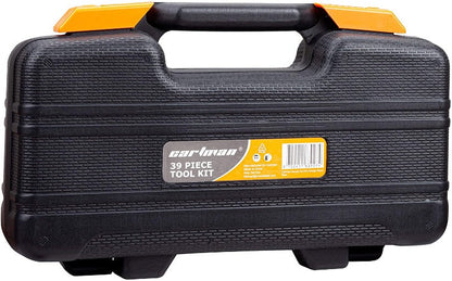 39-Piece Household Tool Set With Storage Case 
