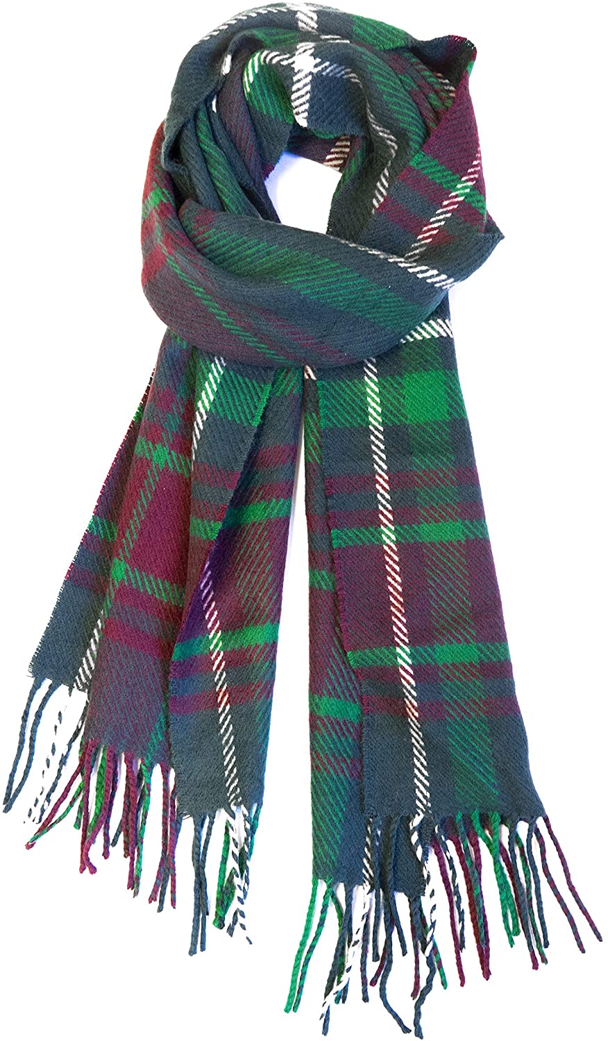 Calvia Cashmere Feel Scarf - Super Soft & Warm for Winter - Elegant Looks for Women & Men