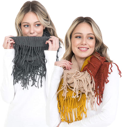 Basico Scarfs For Women Fashion, Soft Winter Scarf Masks, Infinity Scarves Neck Warmer