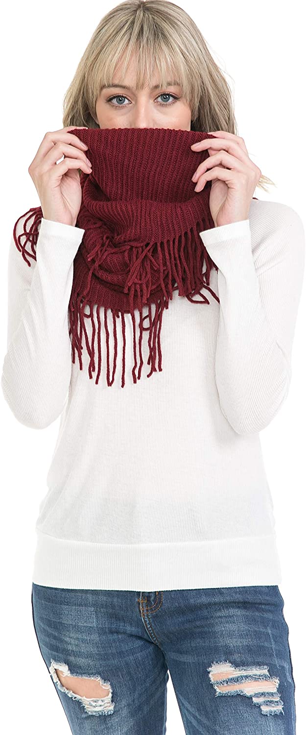 Basico Scarfs For Women Fashion, Soft Winter Scarf Masks, Infinity Scarves Neck Warmer