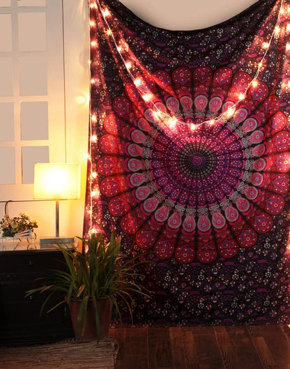 Colorful Cotton Bohemian Mandala Tapestry