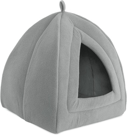 Plush Cozy Kitty Igloo Bed