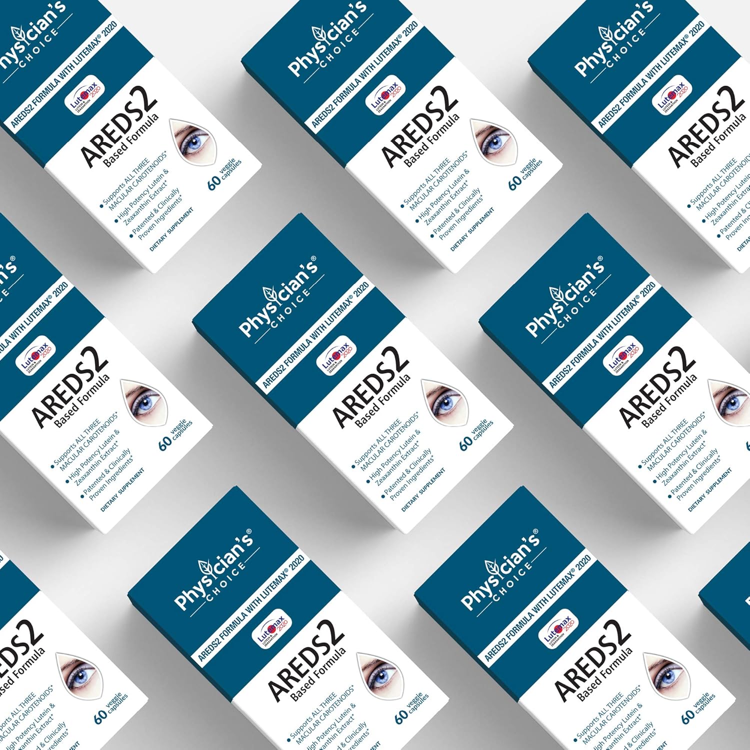 Areds 2 Eye Vitamins (Clinically Proven LuteMax 2020) Lutein and Zeaxanthin Supplement, Supports Eye Strain, Dry Eye and Vision Health, 2 Award Winning Eye Ingredients Plus Bilberry Extract