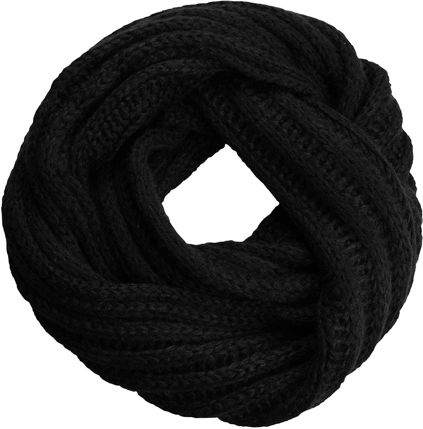 NEOSAN Women's Men Thick Winter Knitted Infinity Circle Loop Scarf