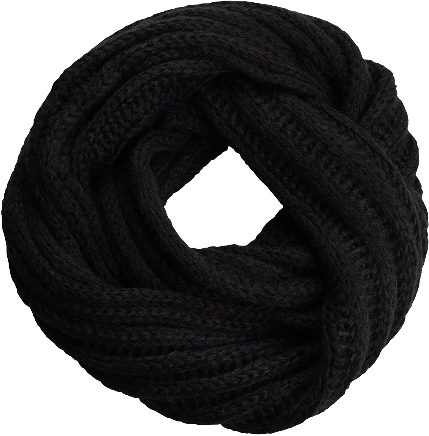 NEOSAN Women's Men Thick Winter Knitted Infinity Circle Loop Scarf