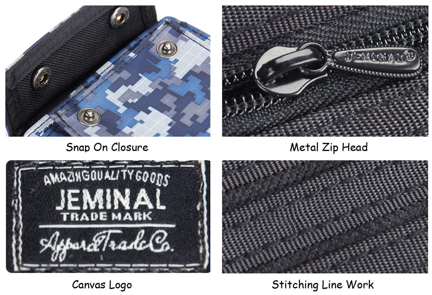 Men's Camo Printed Bifold Wallet