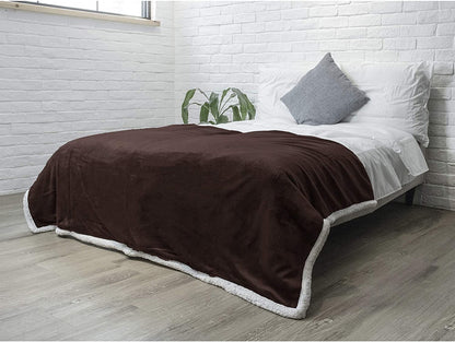 Twin Plush Sherpa Blanket