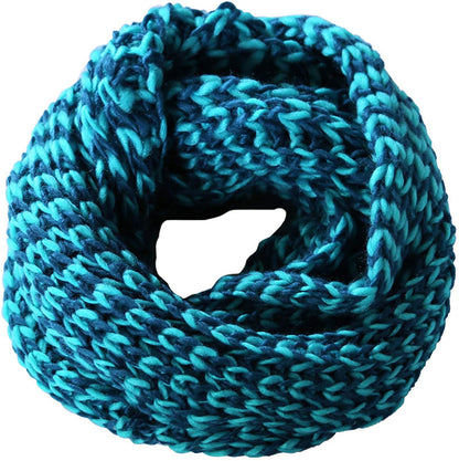 Basico Infinity Scarf | Winter Crochet Knit Scarf in One Size