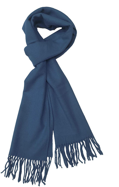 Calvia Cashmere Feel Scarf - Super Soft & Warm for Winter - Elegant Looks for Women & Men