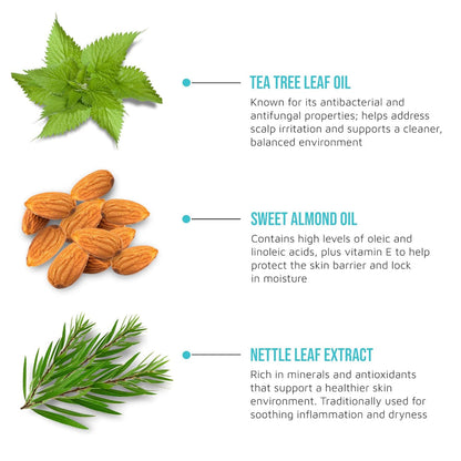 2.5 fl oz Tea Tree Multivitamin Oil – Hair & Skin Treatment – Topical Use – Vitamin E & Biotin Formula