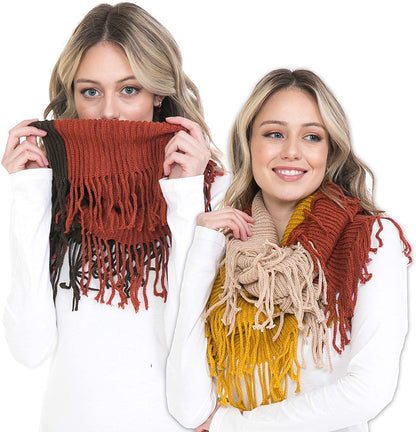 Basico Scarfs For Women Fashion, Soft Winter Scarf Masks, Infinity Scarves Neck Warmer